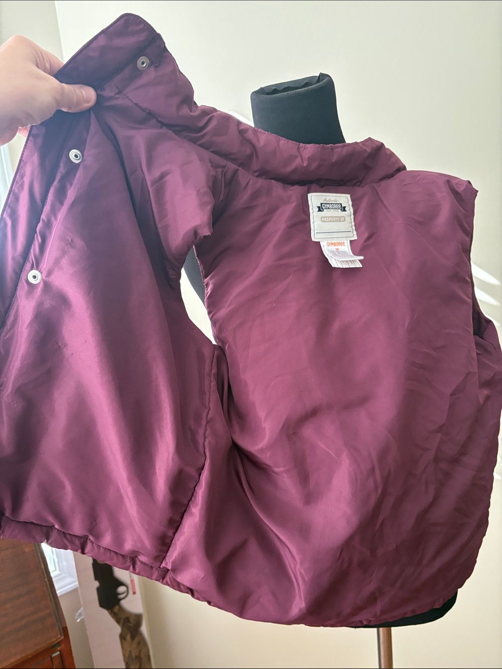 Gymboree Kids Quilted Puffer Vest - Deep Plum size Medium - Picture 12 of 15